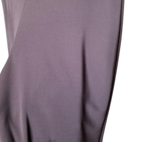 Talbots Slinky Back Zip Wide Leg High Rise Pants Brown Petite - Picture 4 of 9